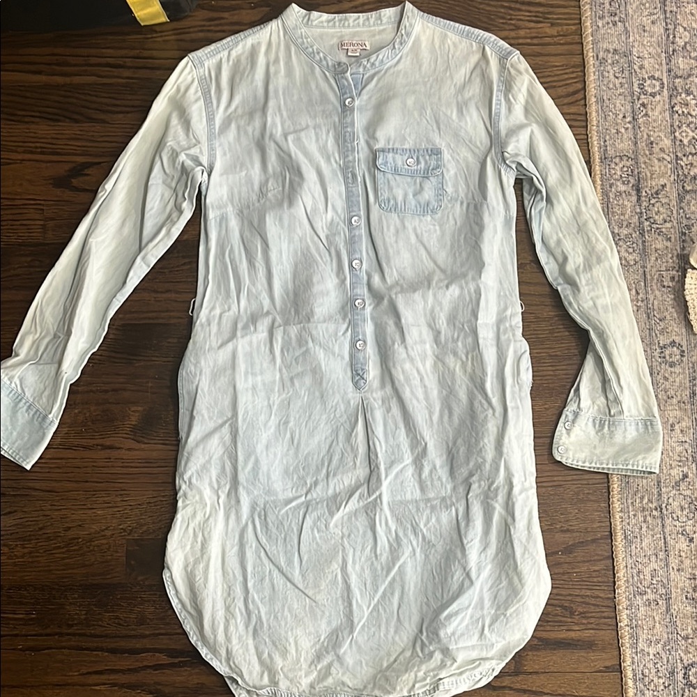 Merona Light Blue Jean Dress